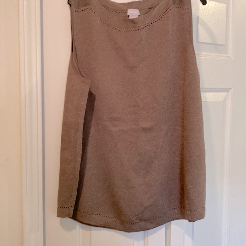 Shimmer light sweater tank from Chicos size 3